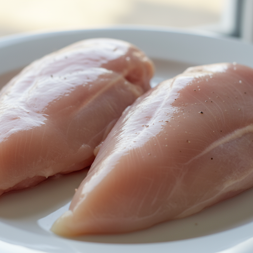 2 boneless skinless chicken breasts