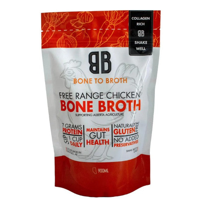 Free Range Chicken Bone Broth 900ml