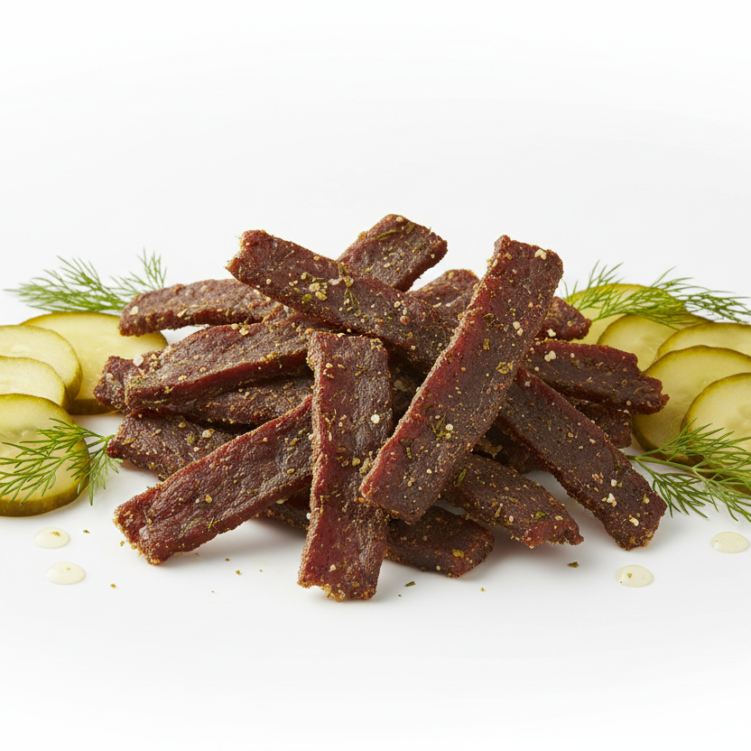 Dill Pickle Flavoured Beef Jerky - 225g
