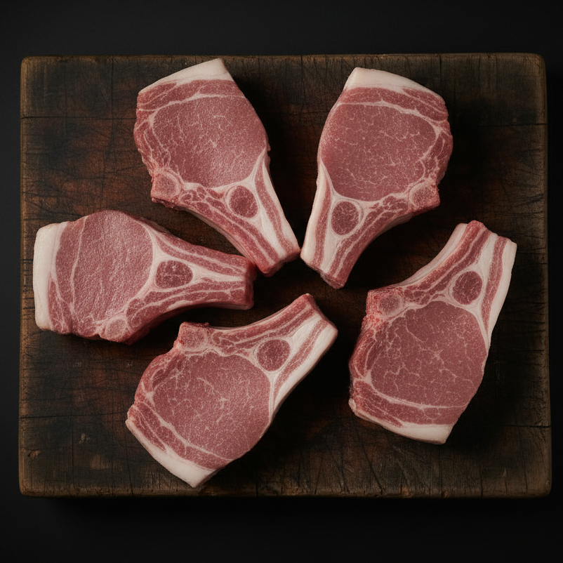 Box of Pork Chops - Bone in