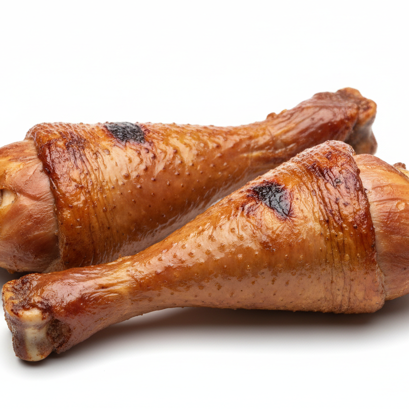 2 smoked turkey drumsticks