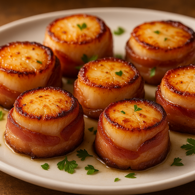 Bacon Wrapped Scallops