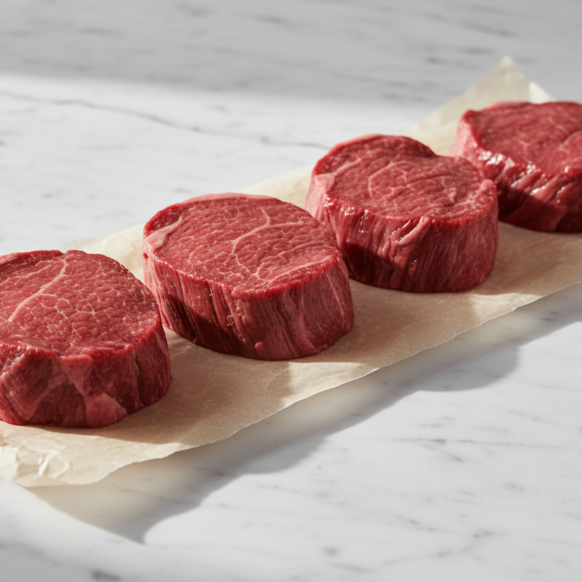 multiple filet mignon steaks