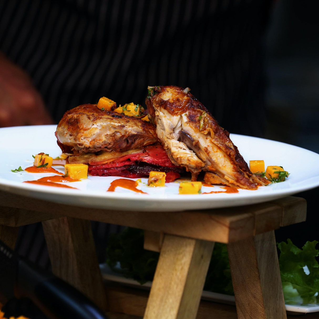 Alberta Natural Double Chicken Breast (Bone In/Skin On) - 20oz