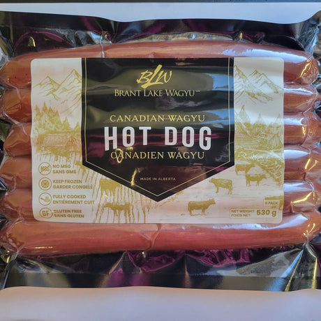 Brant Lake Alberta Wagyu Hotdogs - 4 per pack
