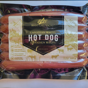 Brant Lake Alberta Wagyu Hotdogs - 6 per pack