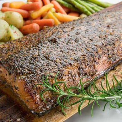 Cedar Plank Salmon Applewood Orange & Ginger - 5oz Plank