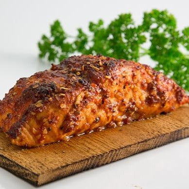 Cedar Plank Salmon Hickory Maple- 8oz plank